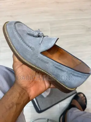 Suede Tassel Loafers