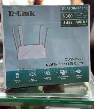 D-Link DWR-M922 Router Features Dual Sim Slots for 4g Lte