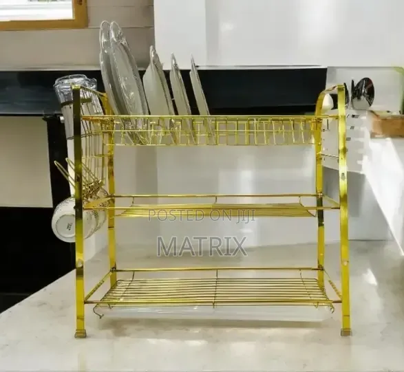 3layers Gold Disk Rack