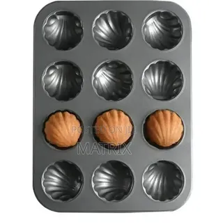 Shell Shaped Griddle 12 Holes Cake Mold