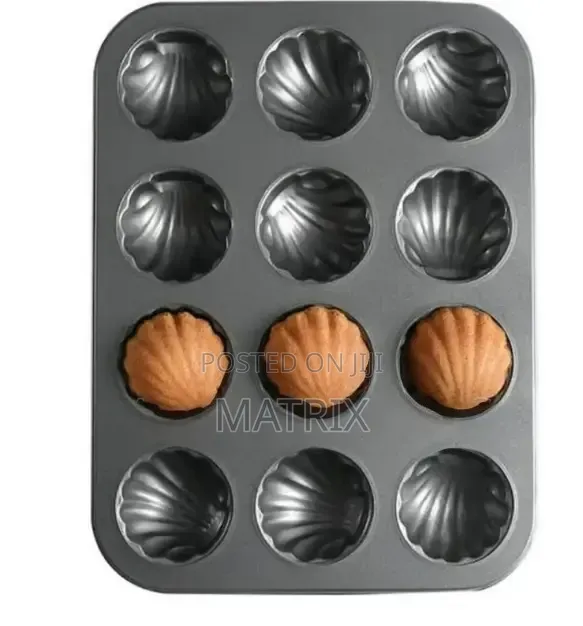 Shell Shaped Griddle 12 Holes Cake Mold