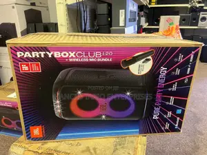 JBL Partybox Club 120 + Wireless Mic Bundle