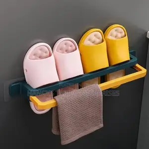 Wall-Mounted Seamless Slipper Rack