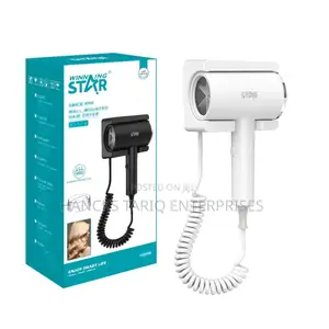 Winning Star Wall-Mounted Hair Dryer – 1600w Professional Salon- Dryer