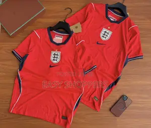 Red England 2026 Away Jerseys