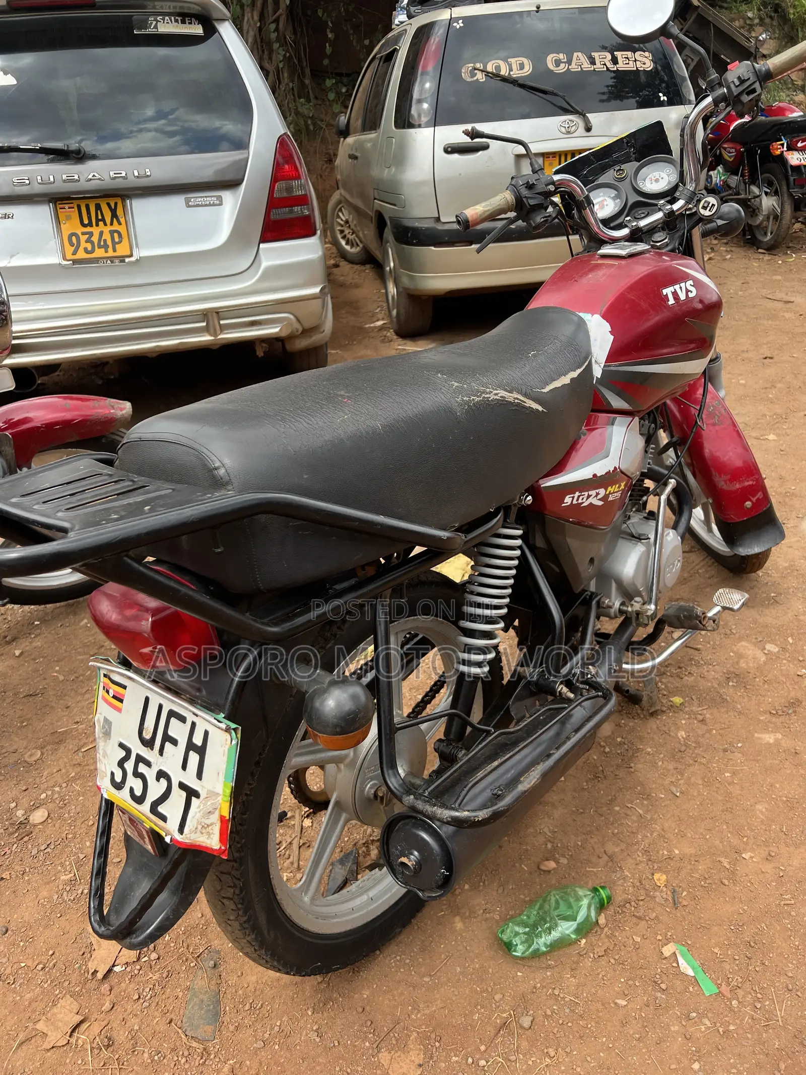 TVS HLX 125 2022 Red