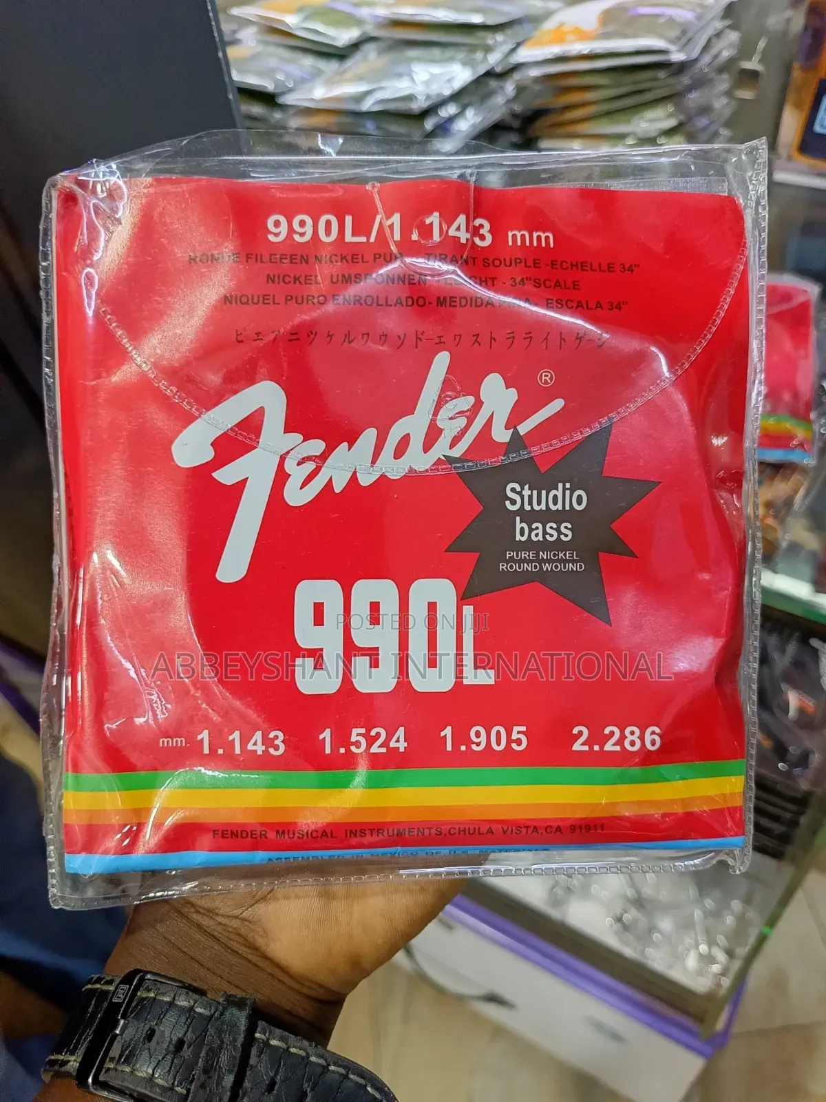 Fender 990l Studio Bass Guitar Strings,