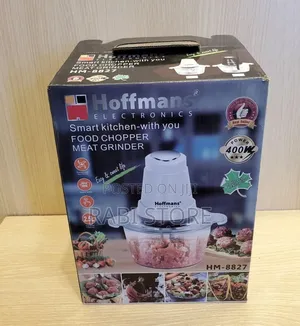 Meat Grinder Features a 400w Motor and a 2.5-Liter Bowl Capacity