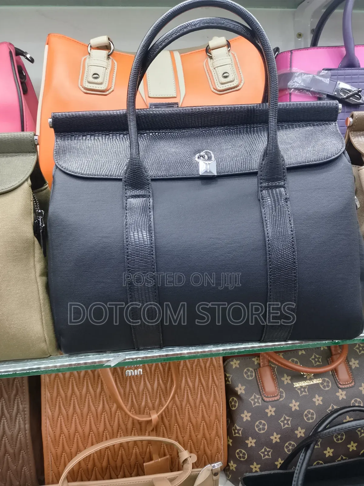 Elegant Lined Satchel Ladies Handbag