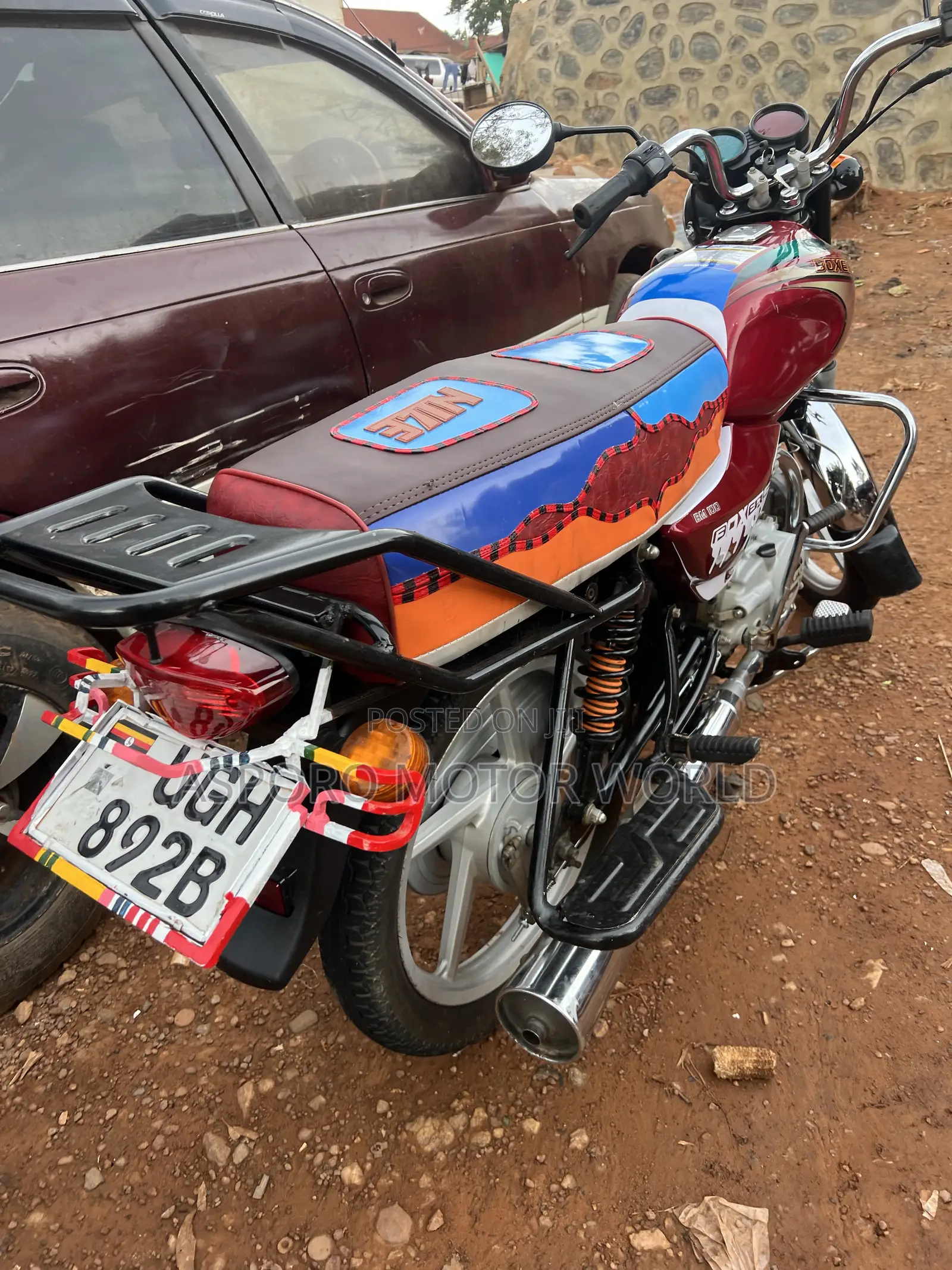 Bajaj Boxer 100 2025 Red
