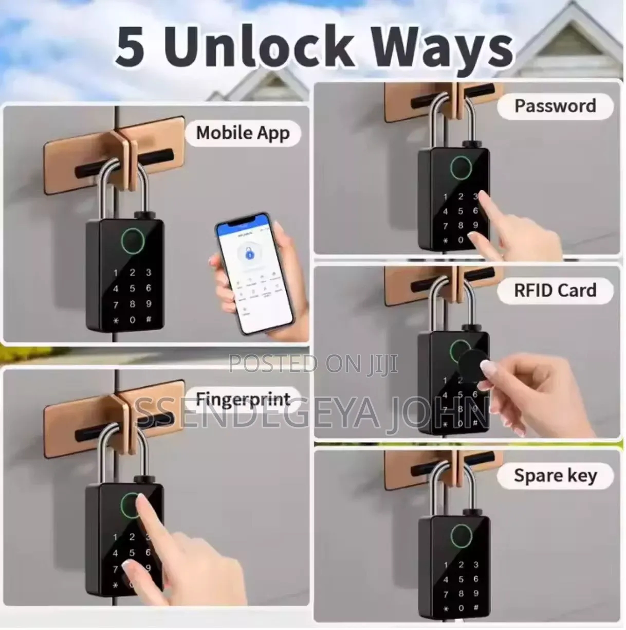 Tuya Smart Fingerprint Padlock