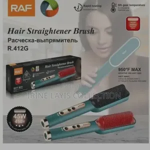 Raf R.412r Hair Straightener Brush, a 45w