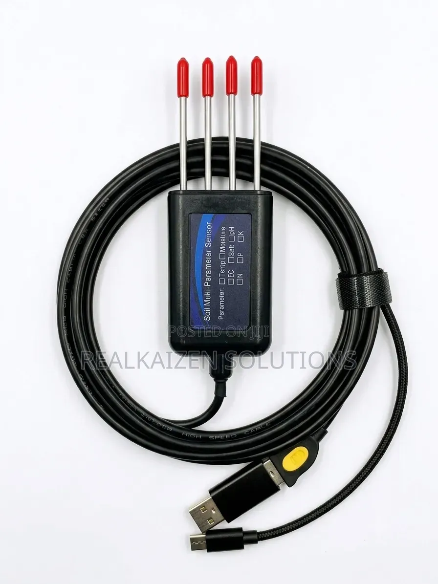 8-in-1 Soil Tester| Moisture| Ph| Ec| Salinity| Temp| NPK Analyzer