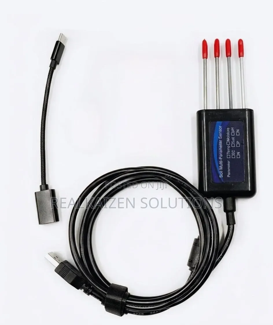 8-in-1 Soil Tester| Moisture| Ph| Ec| Salinity| Temp| NPK Analyzer