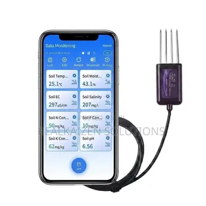 8-in-1 Soil Tester| Moisture| Ph| Ec| Salinity| Temp| NPK Analyzer