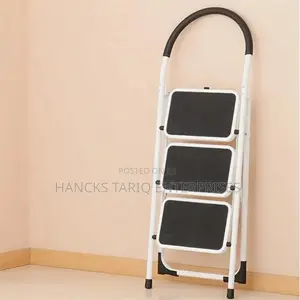 3-step Folding Stepladder – Portable Non-slip Household Ladder