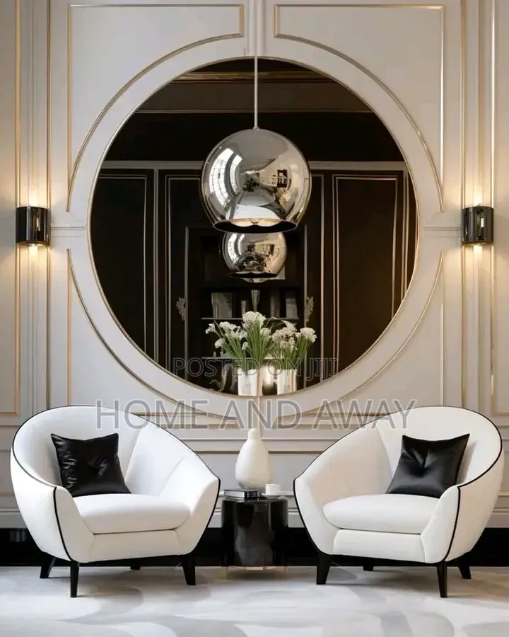 A Pair of Two Modern Accent Single Sofa Sets in Any Colour 1,300,000/-