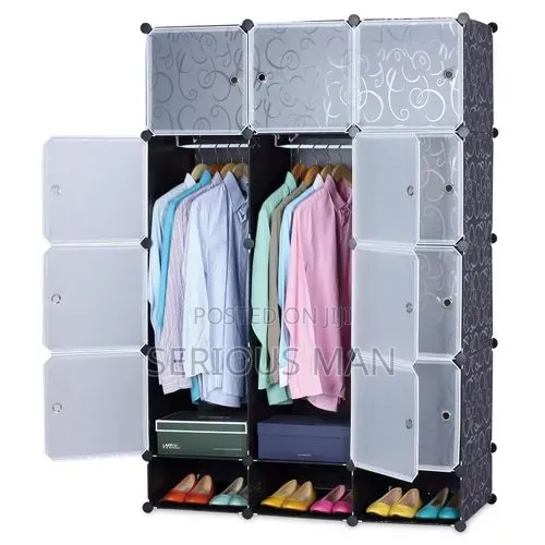 3-column Plastic Wardrobe – Easy To Assemble