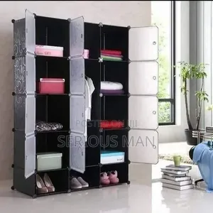3-column Plastic Wardrobe – Easy To Assemble