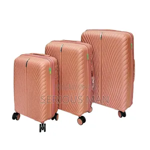 Navy Blue Hardshell Spinner Travel Suitcase