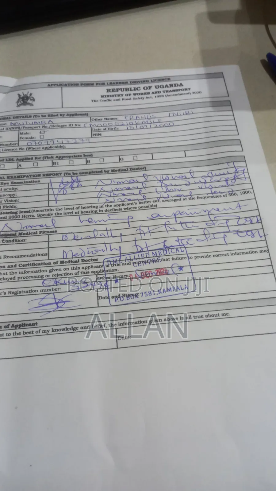 Driving Permits