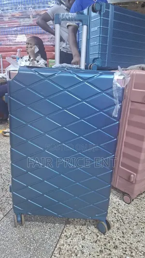 Pure Rubber Plastic Suitcases. Extra Large. ( Blue)