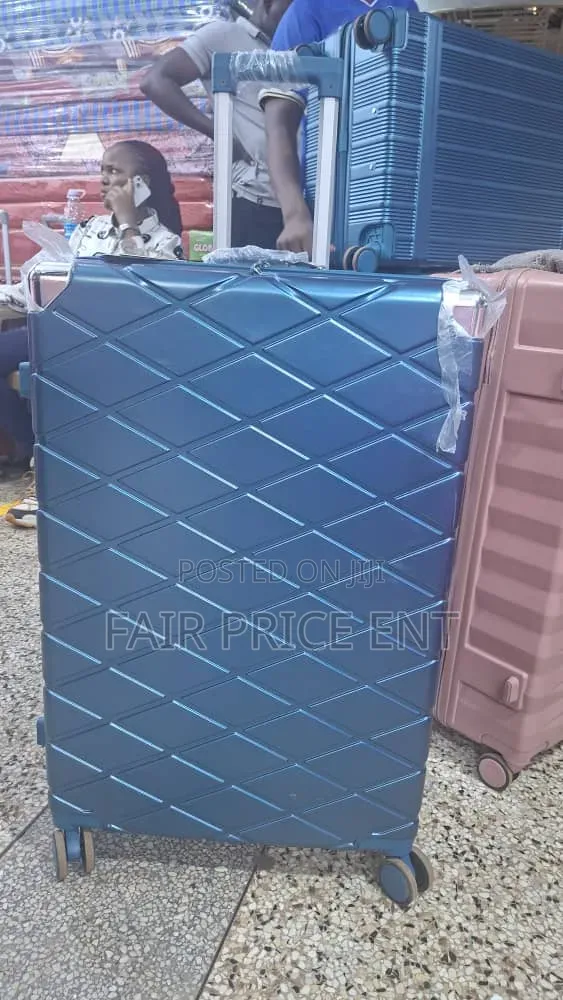 Pure Rubber Plastic Suitcases. Extra Large. ( Blue)