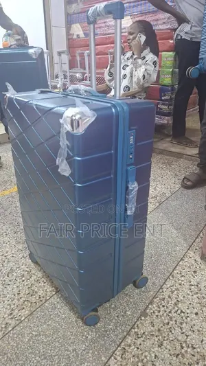 Pure Rubber Plastic Suitcases. Extra Large. ( Blue)