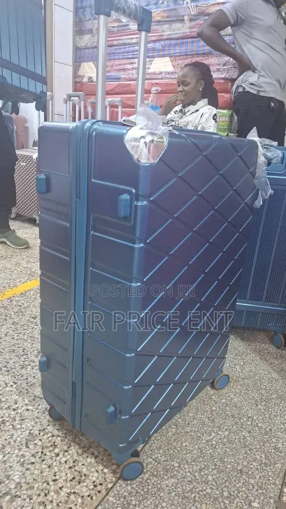 Pure Rubber Plastic Suitcases. Extra Large. ( Blue)