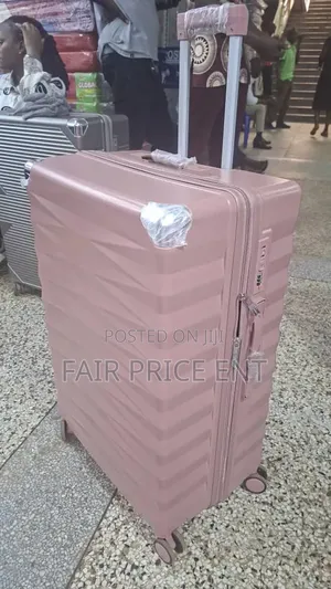 Vip Rubber Plastic Suitcases. Large Size.( Cream)