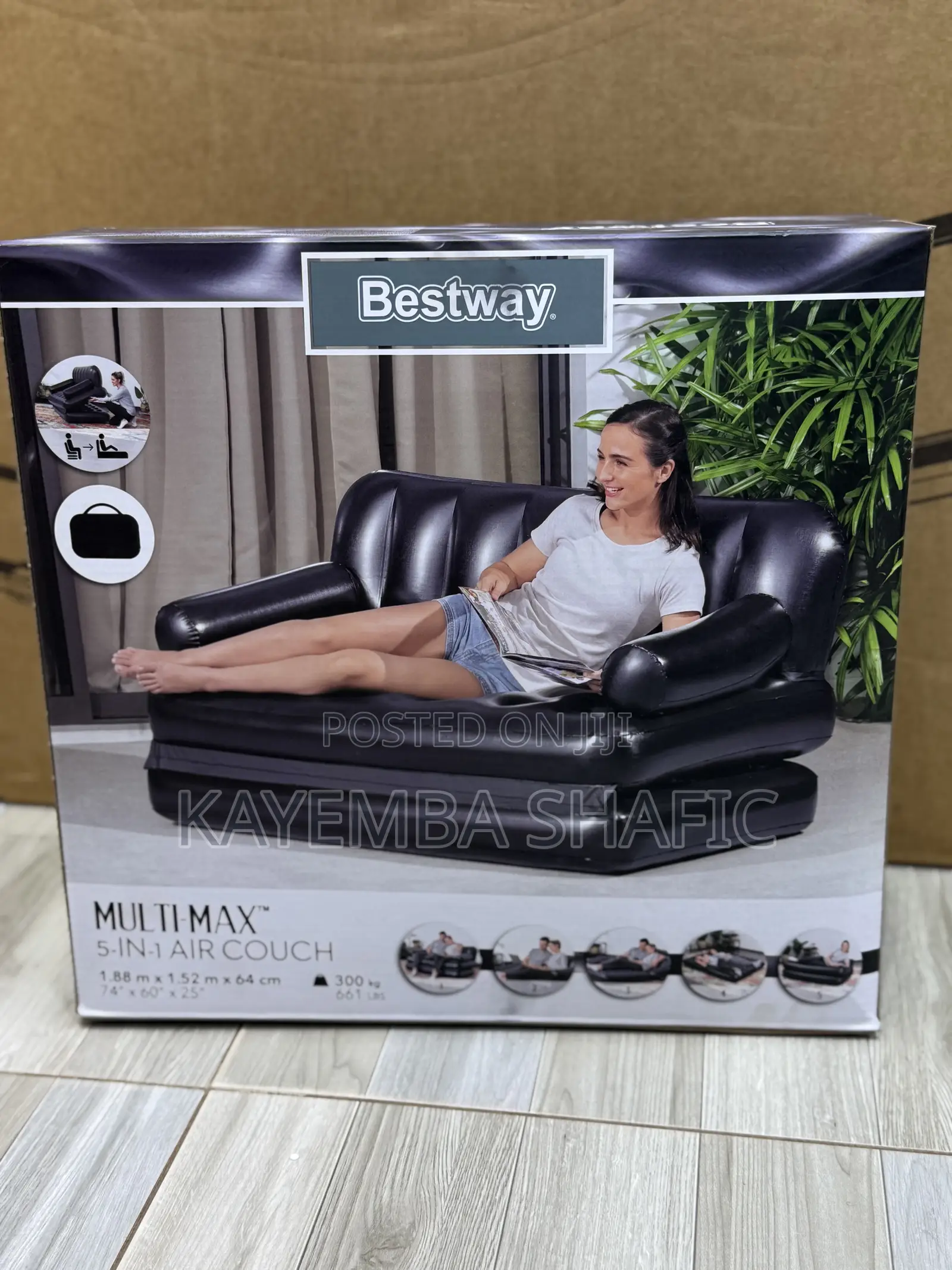 Bestway Multi-Max 5-in-1 Inflatable Air Couch / Double Bed