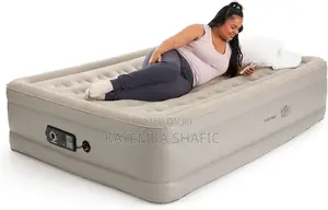 Ziyouren Tribe Premium Double Air Mattress With Built-in Pump