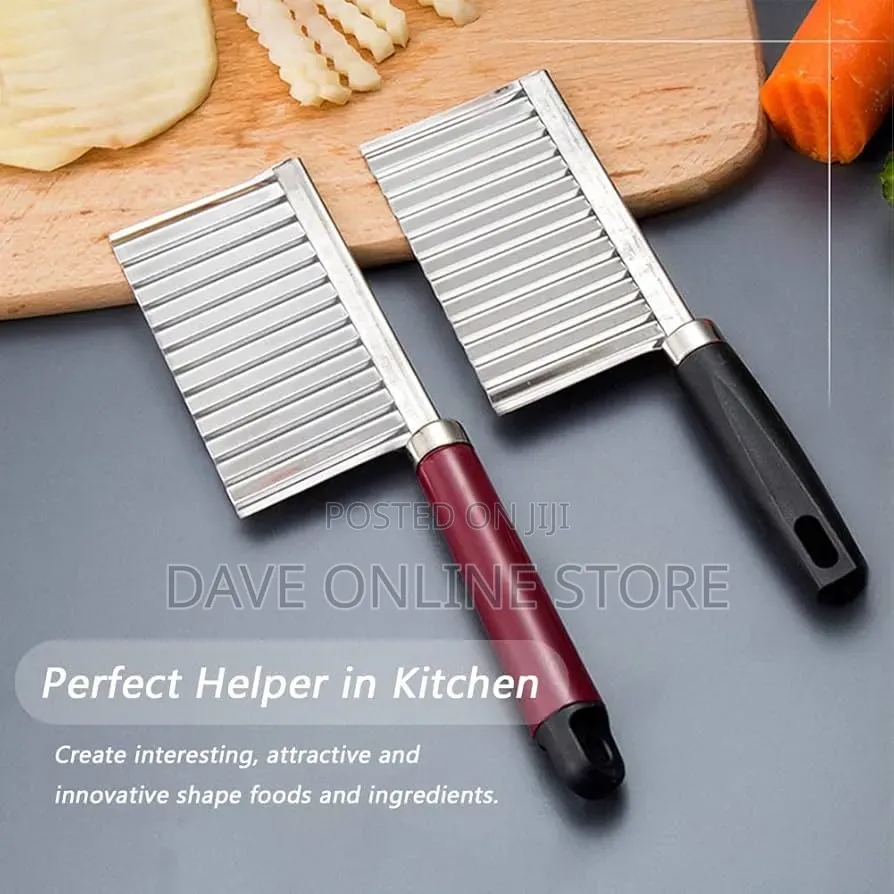 Crinkle Cutter Knife Stainless Steel Cutting Tool