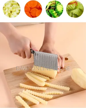 Crinkle Cutter Knife Stainless Steel Cutting Tool