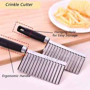 Crinkle Cutter Knife Stainless Steel Cutting Tool