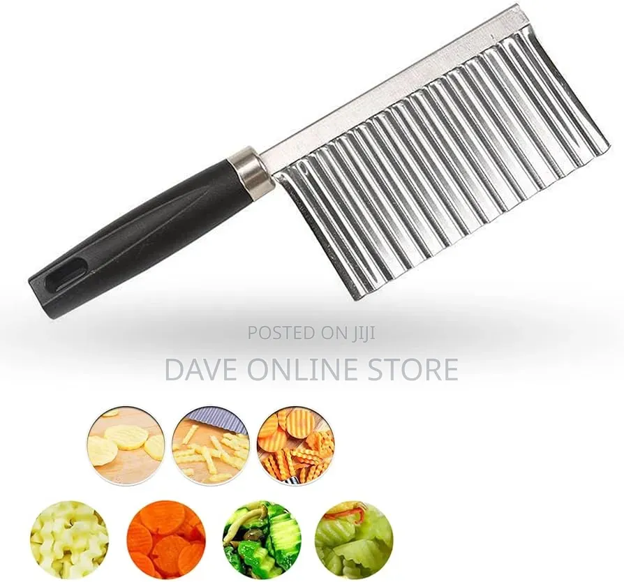 Crinkle Cutter Knife Stainless Steel Cutting Tool