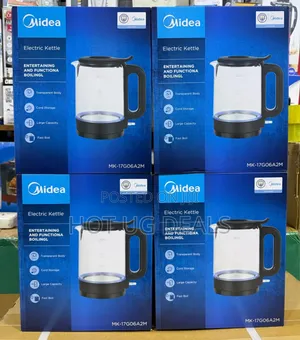 Midea Cordless Glass Kettle 1.7l