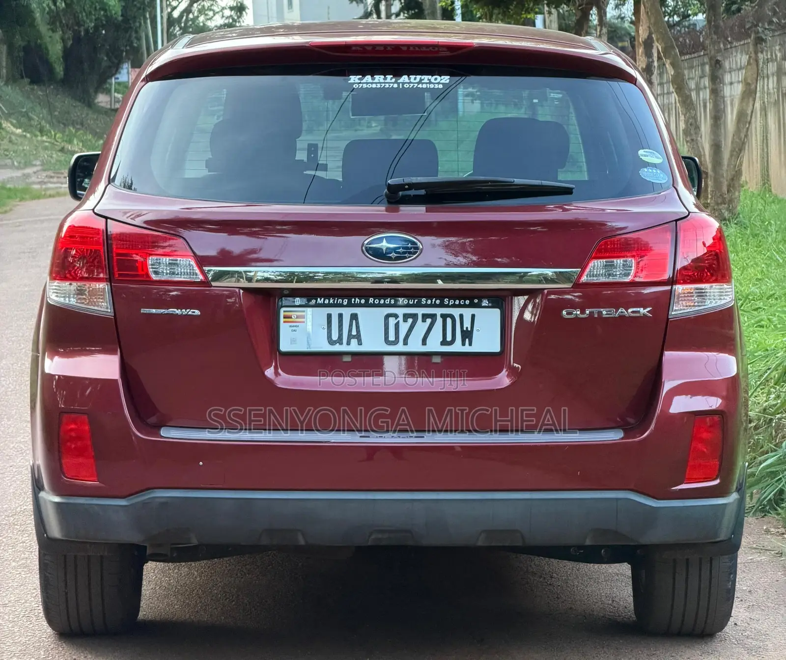 Subaru Outback 2011 Maroon