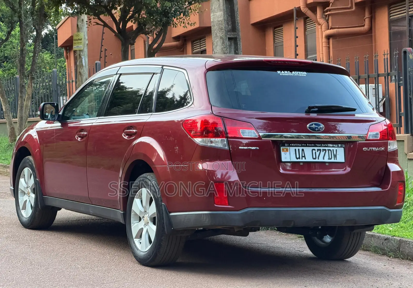 Subaru Outback 2011 Maroon