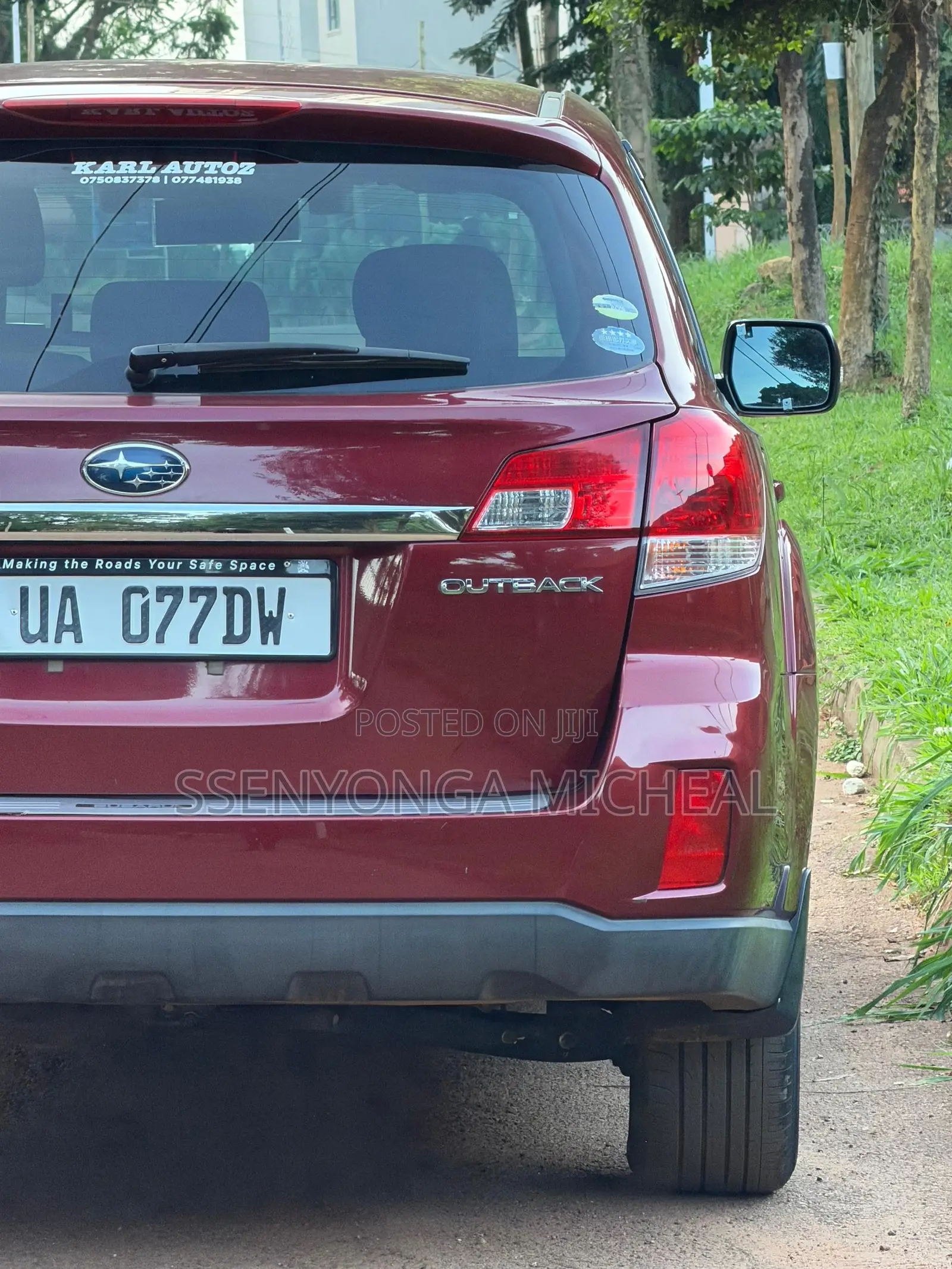 Subaru Outback 2011 Maroon