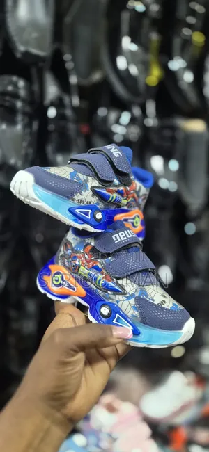 Spider-man Themed Kids' Light-up Sneakers.
