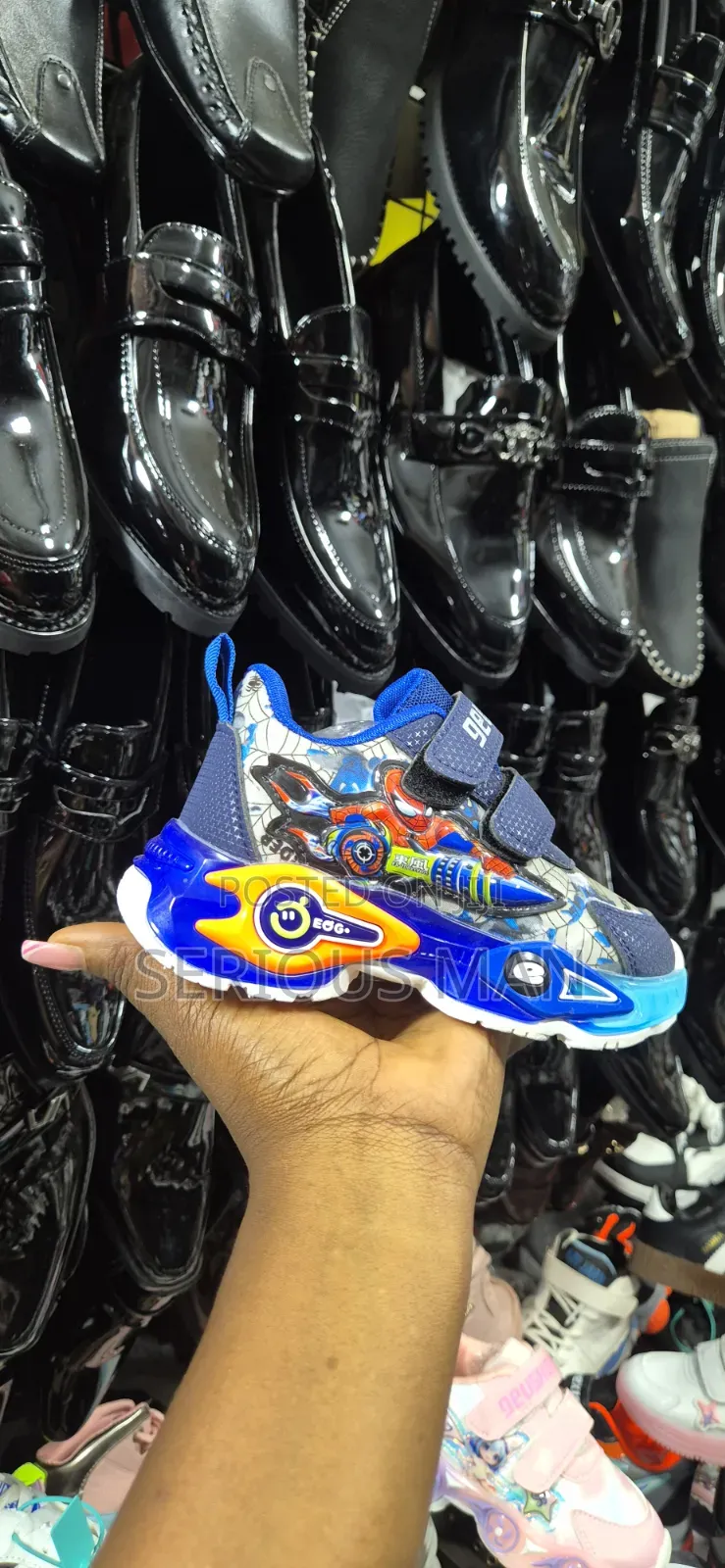 Spider-man Themed Kids' Light-up Sneakers.