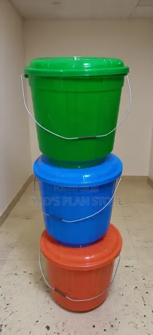 Stripped 20litres Plastic Buckets Plastic Buckets