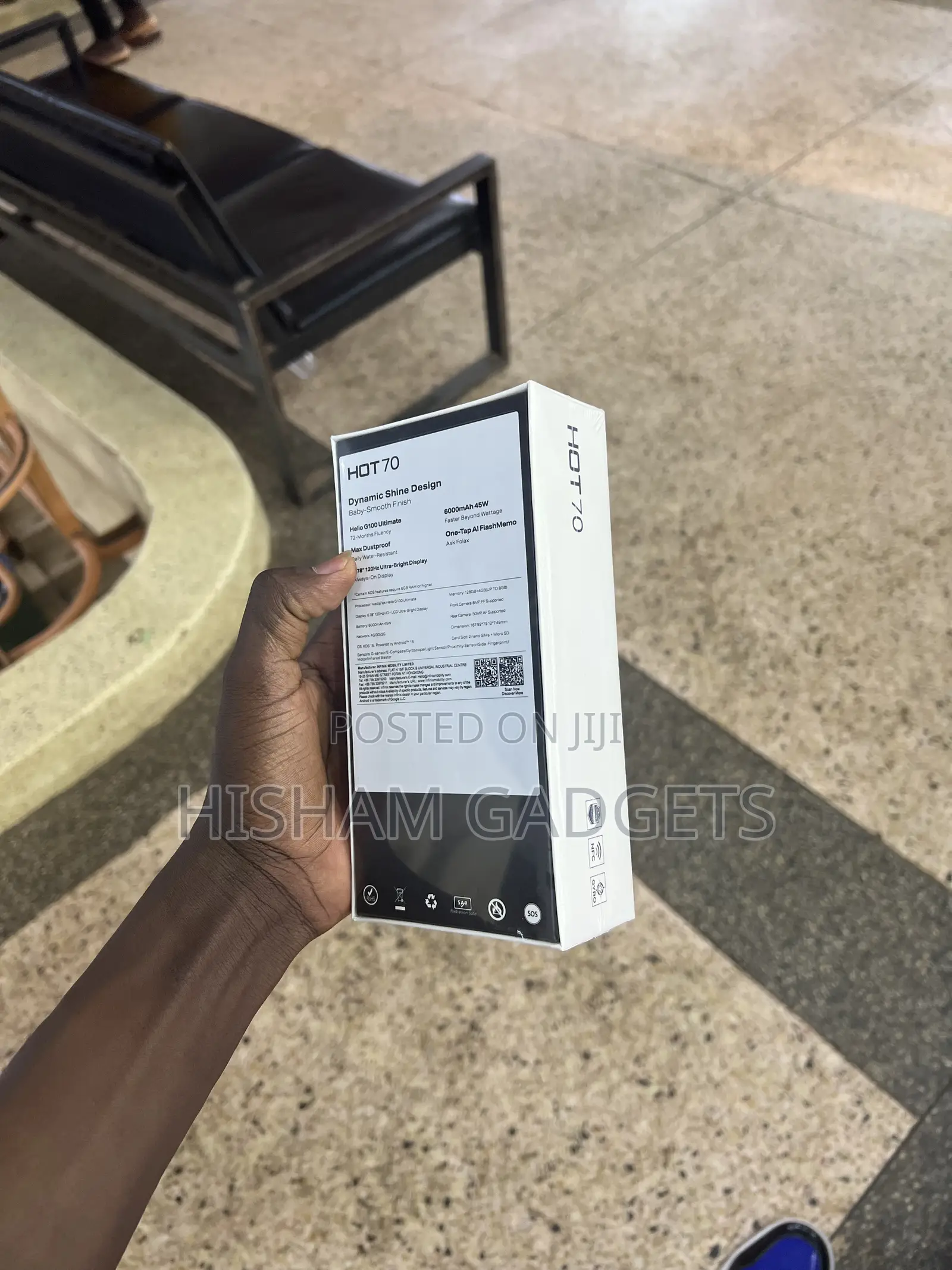 New Infinix Hot 70 128 GB