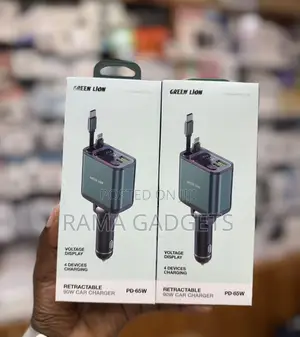 Green Lion Retractable 90w Car