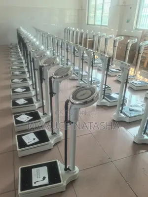 A High Quality Analog Weighing Scale With A Height Meter