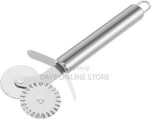 Double Headed Stainless Steel Pizza Cutter Wheel Pastry Tool