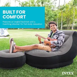 Intex Ultra Lounge Inflatable Chair Ottoman Set - Brand New