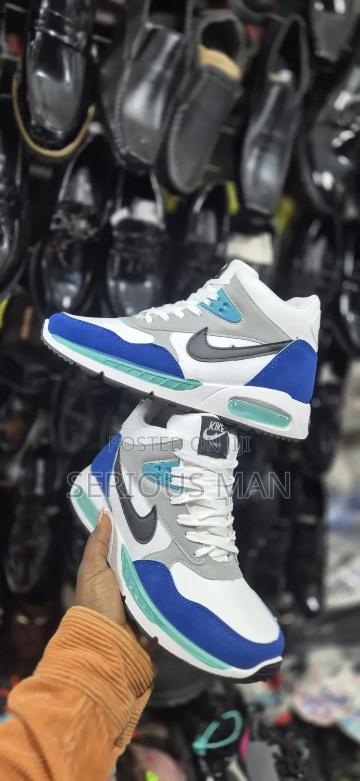 Counterfeit Mid-Top Sneaker Branded as "Kike Sport