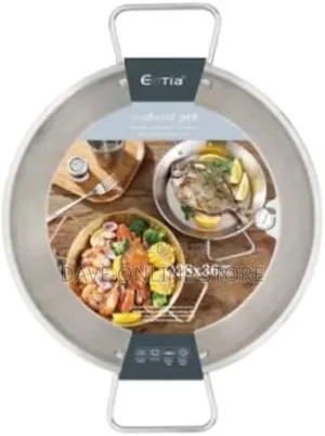 28cm Stainless Steel Seafood Pot – Cooking Pan With Dual Handles